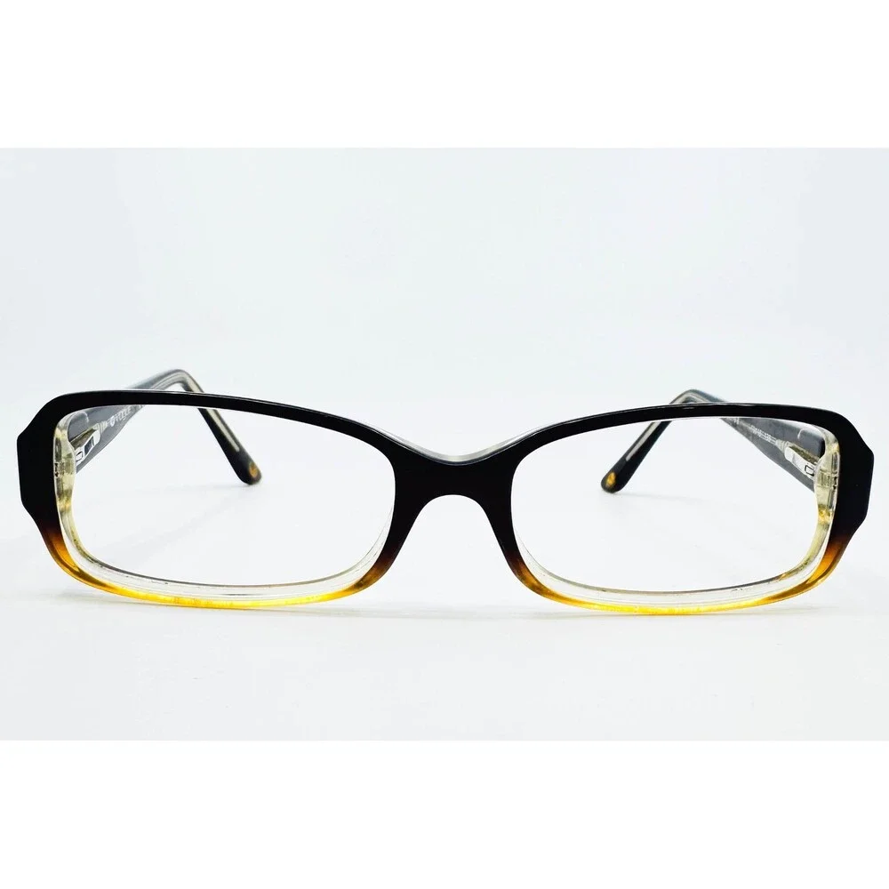Vogue Eyeglasses Womens Black Brown VO 2675-B Rhinestone Detail 53-16-135